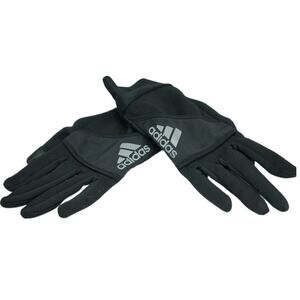 Adidas Black Cold Weather Gloves Fleece Lined Touchscreen Size Small